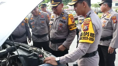 Beri Rasa Aman Pada Masa Kampanye, Polres Pelalawan Gelar Apel Kesiapan OMB LK 2023 – 2024 Tahap II
