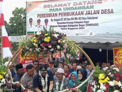Camat Dramaga Resmikan Jalan Kampung Nengela
