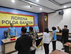 Rekrutmen Proaktif Bintara Polri, Polda Banten Gelar Pakta Integritas dan Pengambilan Sumpah Panitia