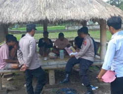 Polsek Batukliang Polres Loteng Turun Langsung Laksanakan Sosialisasi TPPO