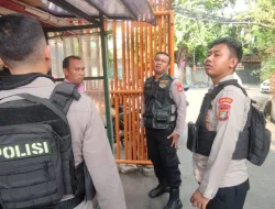 Samapta Polres Jak Bar Gelar Patroli Dialogis Sapa dan Sentuh Masyarakat