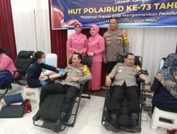 Sambut HUT Polairud Ke-73, Polda NTB Gelar Donor Darah