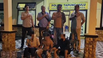 Polsek Tapung Hulu Berhasil Meringkus 3 Pelaku Curas