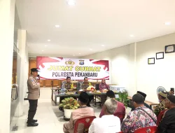 Jelang Pemilu 2024, Polresta Pekanbaru Gelar Jumat Curhat di Rumah JB