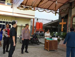 Pastikan Keamanan Perayaan Natal 2023, Kapolres Dumai Lakukan Pengecekan Gereja HKBP