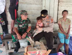 Peringati Hari Juang TNI AD Ke-78, Polsek Minas dan Koramil 03/Minas Gelar Jumat Berbagi 