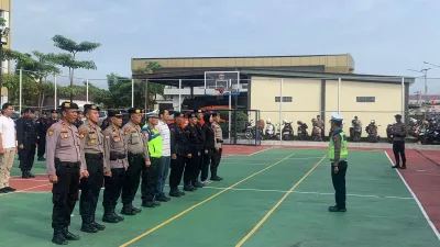 Hari Pertama Ops Lilin Lancang Kuning 2023-2024, Kasetopsda Berikan Beberapa Arahan Kepada Personel