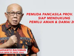 MPW Pemuda Pancasila Riau Dukung Kepolisian Wujudkan Pemilu Damai