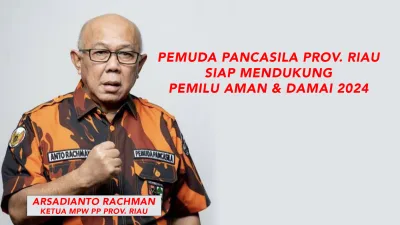 MPW Pemuda Pancasila Riau Dukung Kepolisian Wujudkan Pemilu Damai