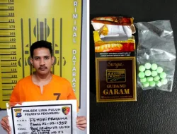 Polsek Limapuluh Berhasil Meringkus Pengedar Pil Ekstasi di Kuantan III