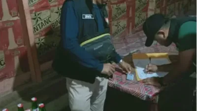 Gelar Apel Kring Serse, Satrnarkoba Polres Kuansing Razia Cafe Remang-remang 