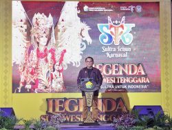 Buka Sultra Tenun Karnaval 2023, Pj Gubernur : Kita Perjuangkan Tenun Agar Lestari Dan Jadi Kekuatan Ekonomi Sultra
