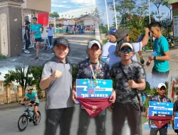 Prajurit Satgas 330 Tri Dharma Getarkan Timika, Sukses Ukir Prestasi Pada Porkab Mimika Duathlon 2023