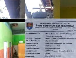 Lagi-lagi ada pekerjaan Dinas Pendidikan dan Kebudayaan Kabupaten Cilacap Lewat Waktu