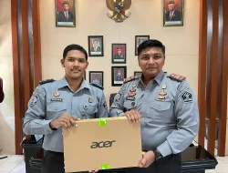 Direktorat Jenderal Pemasyarakatan Jatim Kirimkan Droping 4 Unit Laptop Ke Rutan Kelas IIB Bangil Sebagai Pembaruan Fasilitas Untuk Peningkatan Performa Kinerja