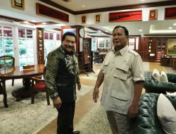 Prabowo Terima Kunjungan A.M. Hendropriyono di Kemhan