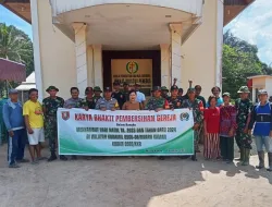 Koramil Muara Kaman Jalin Kerukunan Antar Umat Beragama Jelang Perayaan Nataru
