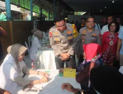 HUT Ke-74 Polda Metro Jaya Beri Layanan Kesehatan Gratis Dan Bagikan 1.000 Paket Sembako