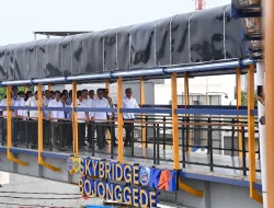 Skybridge Bojonggede Diresmikan, Hubungkan Stasiun KRL Dengan Terminal