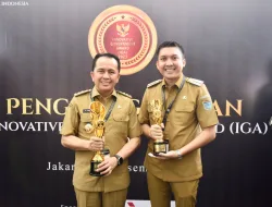 Pj Gubernur Sumsel Agus Fatoni Terima Penghargaan Terbaik Pertama IGA 2023 Dari Mendagri