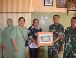 Isi Rangkaian Hari Juang TNI AD Ke-78, Kodim 1710/Mimika Laksanakan Anjangsana Ke Warakawuri