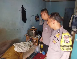Polsek Citeureup Olah TKP Penemuan Jenazah Seorang Laki – Laki Di Sebuah Kontrakan