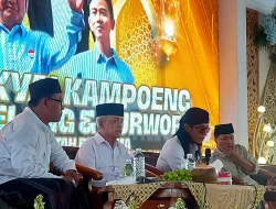 Silaturahmi Kebangsaan,  Gus Miftah 1000 Kiai Kampung Bersama Prabowo Gibran di Komplek Yayasan Taruna Muslim Indonesia