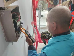 TINGKATKAN KEAMANAN, PIHAK PLN PERBAIKI ARUS LISTRIK DI RUTAN BANGIL