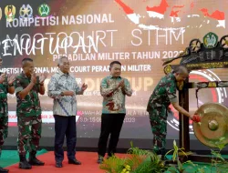 Wakasad Menutup Kompetisi Moot Court Peradilan Militer STHM