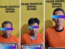 Asik Pesta Sabu, 3 Pria Diringkus Polsek Senapelan
