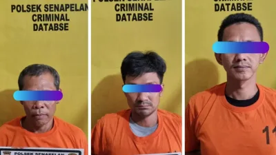 Asik Pesta Sabu, 3 Pria Diringkus Polsek Senapelan