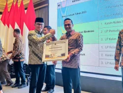 Giat Rakor Usai, Lapas Pemuda Tangerang Raih 2 Piagam Penghargaan dari Kakanwil Hukum dan HAM Banten