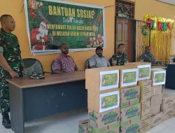 Kodim 1710/Mimika Kembali Bagikan Sembako Kepada Warga Binaan Jelang Perayaan Natal 2023