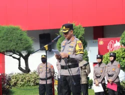 Apel Gelar Pasukan Operasi Kepolisian Terpusat “Lilin Jaya-2023” Dalam Rangka Pengamanan Perayaan Natal 2023 dan Malam Tahun Baru 2024 di Wilkum Polres Metro Tangerang Kota