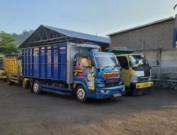 8 Unit Kendaraan Truk Pengangkut Pasir Besi Tanpa Dilengkapi Dokumen Perizinan, Diamankan Polres Sukabumi