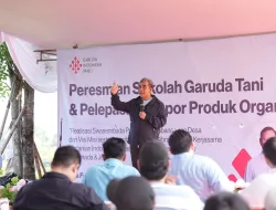 Dukung Astacita Prabowo Gibran, Garuda Indonesia Maju Buka Sekolah Garuda Tani dan Lepas Ekspor Produk Organik Indonesia