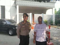Dalam Rangka Ops Lilin Sat Samapta Polres Bogor Melakukan Patroli Dialogis Ke Tempat-Tempat Ibadah Di Kabupaten Bogor