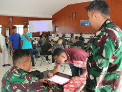 Tumbuhkan Rasa Cinta Tanah Air Kepada Para Pemuda Diwilayahnya, Yonif 751/VJS Adakan Penyuluhan Bela Negara