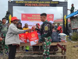 Satgas 330 Gelar Baksos “Prima TNI Mutiara Papua”, Program Binter Terpadu Kogabwilhan III di Intan Jaya