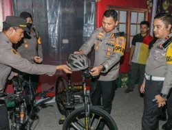 Jangkau Lokasi Rest Area, Polres Metro Tangerang Kota Bentuk Tim Patroli Sepeda Layani Libur Nataru 2024