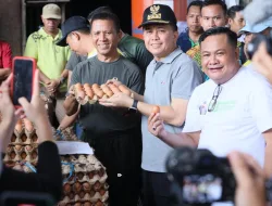 Pj Gubernur Sumsel, Pangdam II Sriwijaya dan Pj Walikota Lubuk Linggau Gelar Pasar Murah