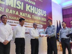 Lapas Pemuda Kelas IIA Tangerang Beri Remisi Khusus Natal Tahun 2023 Kepada 120 Warga Binaan