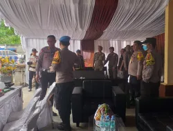 Pos Pam Citeureup Menerima kunjungan Tim Provost Polres Bogor Dalam rangka Operasi Lilin Lodaya Tahun 2023