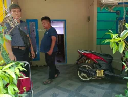 Polsek Gunung Putri Polres Bogor, Selidiki Lakukan Cek TKP Aksi Pencurian Dengan Pemberatan Kendaraan Roda Dua