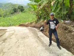 LPI Peduli Terhadap Lingkungan, Laksanakan Kegiatan Baksos Dengan Membangun Pelebaran Jalan Desa Dan Drainase