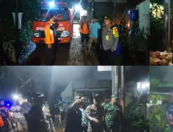 Pihak Kepolisian Gunung Putri dan Instansi Cek Terkait TKP Tanah Longsor Yang Tutup Akses Jalan Warga Dan Ada Beberapa Rumah Warga Yang Terkena Imbasnya