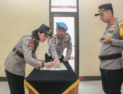 Berlangsung Khidmat, Kapolres Metro Tangerang Kota Pimpin Penyerahan Jabatan Wakapolres