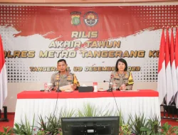 Rilis Akhir Tahun 2023, Kapolres Ungkap Capaian Polres Metro Tangerang Kota