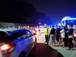 Penanganan Kecelakaan Lalu Lintas Mengakibatkan 1 Orang Meninggal Dunia  Dilakukan Pihak Kepolisian Polsek Babakan Madang