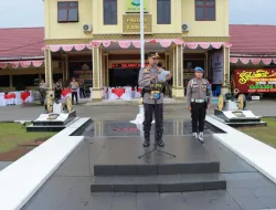 Kapolres Kampar Pimpin Upacara Kenaikan Pangkat Personil Periode 1 Januari 2024